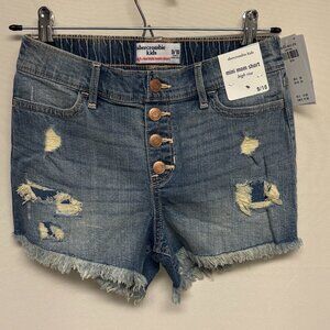 NEW Abercrombie girls' cutoff denim shorts, size 9/10